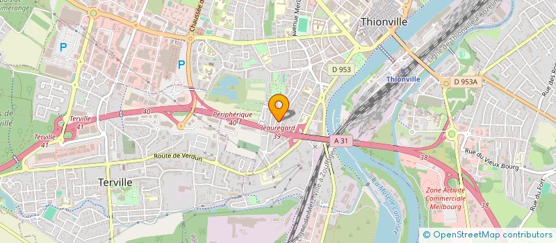 localisation de l'entreprise SCI PREMIERE à THIONVILLE