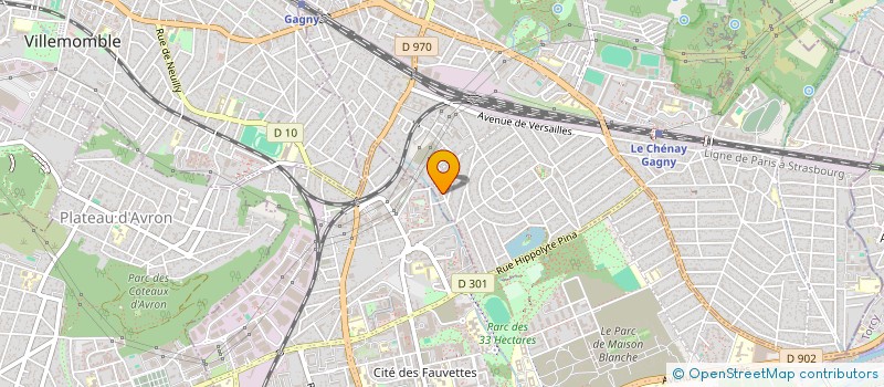 localisation de l'entreprise SCI PREMIERE à GAGNY