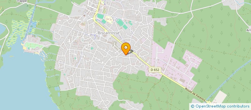 localisation de l'entreprise SCI PREMIERE ARMEE  BISCARROSSE