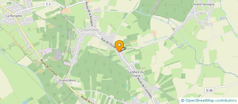 localisation de l'entreprise SCI PREMIERE MOISSON  OUROUX-SUR-SAONE