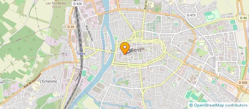 localisation de l'entreprise SCI PREMIUM  SENS