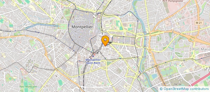 localisation de l'entreprise SCI PREMIUM à MONTPELLIER
