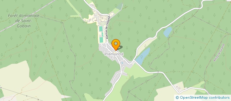 localisation de l'entreprise SCI PREMONTRE à PREMONTRE
