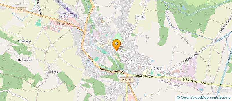 localisation de l'entreprise SCI PREMOREST  MORESTEL