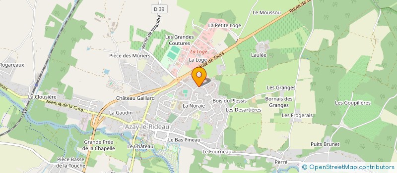 localisation de l'entreprise SCI PRENDS TON PIED à AZAY-LE-RIDEAU