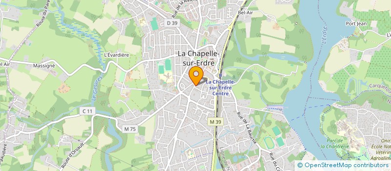 localisation de l'entreprise SCI PRENUSAN  LA CHAPELLE-SUR-ERDRE