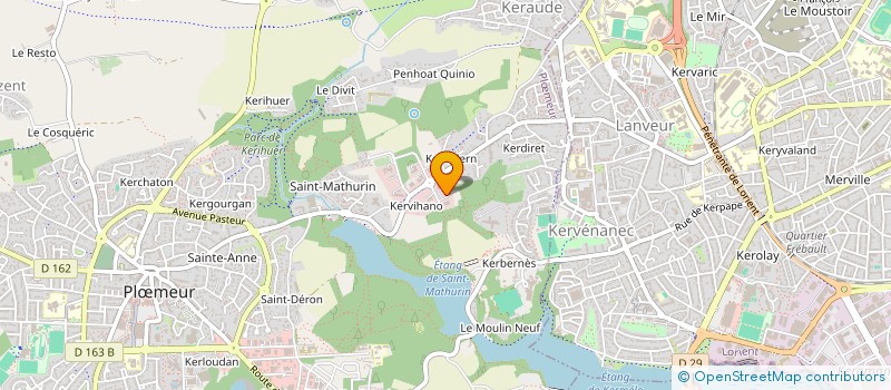 localisation de l'entreprise SCI PRENV GOULOU à PLOEMEUR