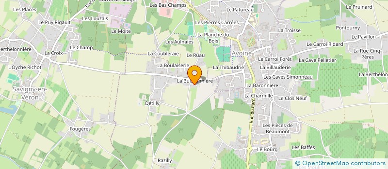 localisation de l'entreprise SCI PREPA-R  BEAUMONT-EN-VERON