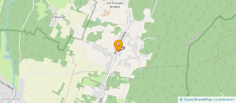 localisation de l'entreprise SCI PRES BORON  SAINT-BARTHELEMY