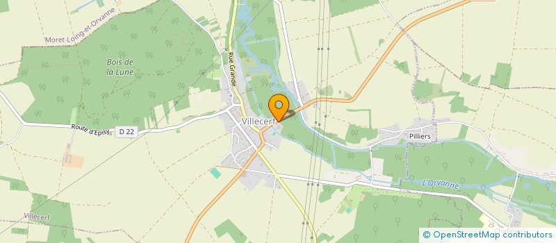 localisation de l'entreprise SCI PRES DE LA FORGE  VILLECERF