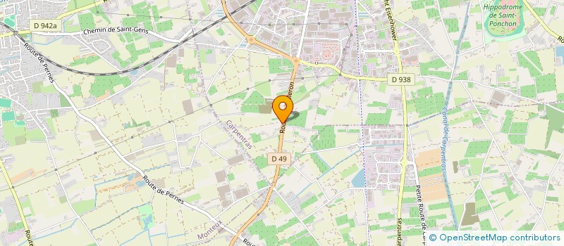 localisation de l'entreprise SCI PRES DU FOUSSAS  CARPENTRAS