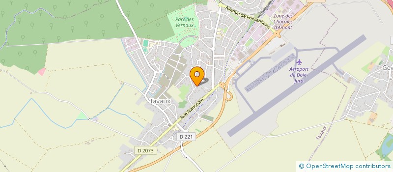 localisation de l'entreprise SCI PRES MONSEIGNEUR  TAVAUX