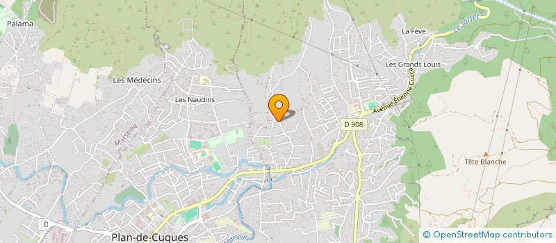 localisation de l'entreprise SCI PRES VERT  ALLAUCH