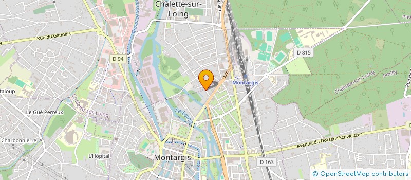 localisation de l'entreprise SCI PRES VERTS à MONTARGIS