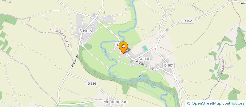 localisation de l'entreprise SCI PRESCRIPTION IMMOBILIERE 16460  AUNAC-SUR-CHARENTE