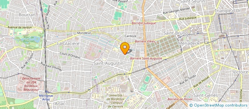 localisation de l'entreprise SCI PRESERVATION  BORDEAUX