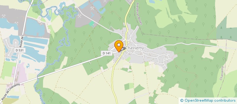 localisation de l'entreprise SCI PRESLOISE  PRESLES-ET-BOVES