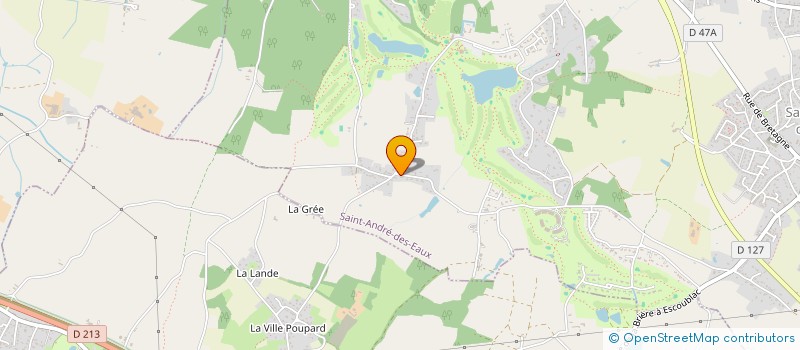 localisation de l'entreprise SCI PRESQU'ILE ATLANTIQUE  SAINT-ANDRE-DES-EAUX