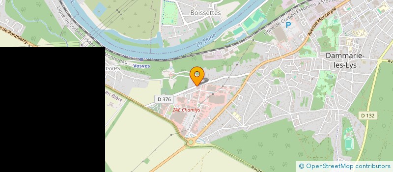 localisation de l'entreprise SCI PRESSENCE à DAMMARIE-LES-LYS