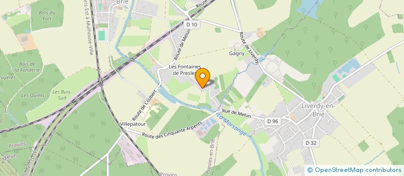 localisation de l'entreprise SCI PRESTIGE  PRESLES-EN-BRIE