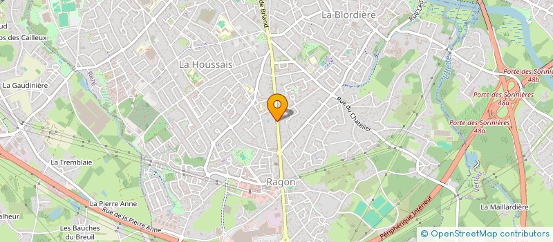 localisation de l'entreprise SCI PRESTIGE  REZE