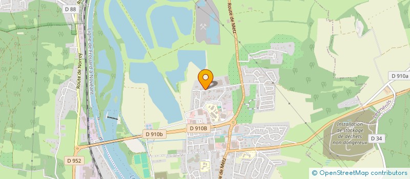 localisation de l'entreprise SCI PRESTIGE 54  PONT-A-MOUSSON