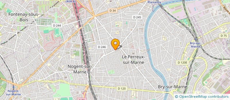 localisation de l'entreprise SCI PRESTIGE II  LE PERREUX-SUR-MARNE