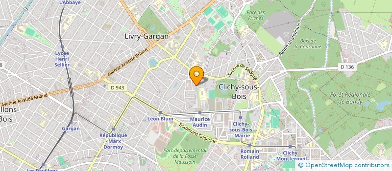 localisation de l'entreprise SCI PRESTIGE IMMO à LIVRY-GARGAN