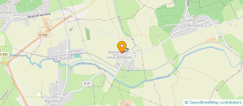 localisation de l'entreprise SCI PRESTIGE WORLD  DOMMARTIN-SOUS-AMANCE