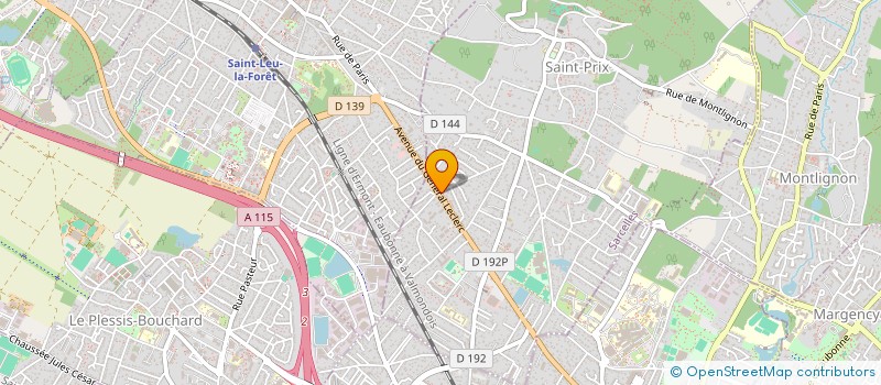 localisation de l'entreprise SCI PRESTIGIO à SAINT-PRIX