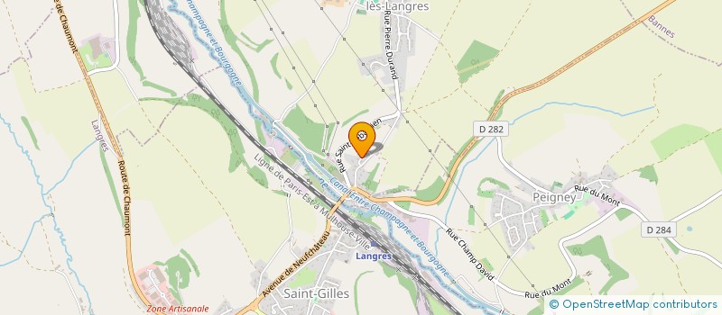 localisation de l'entreprise SCI PRET A LOGER à CHAMPIGNY-LES-LANGRES