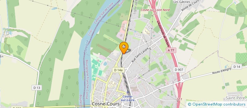 localisation de l'entreprise SCI PRET A VIVRE à COSNE-COURS-SUR-LOIRE