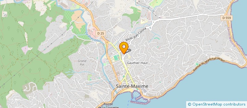 localisation de l'entreprise SCI PRETE à SAINTE MAXIME