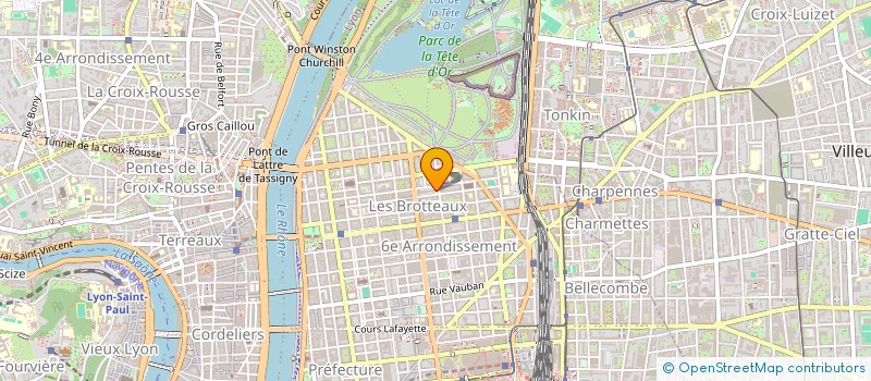 localisation de l'entreprise SCI PRETEC  LYON