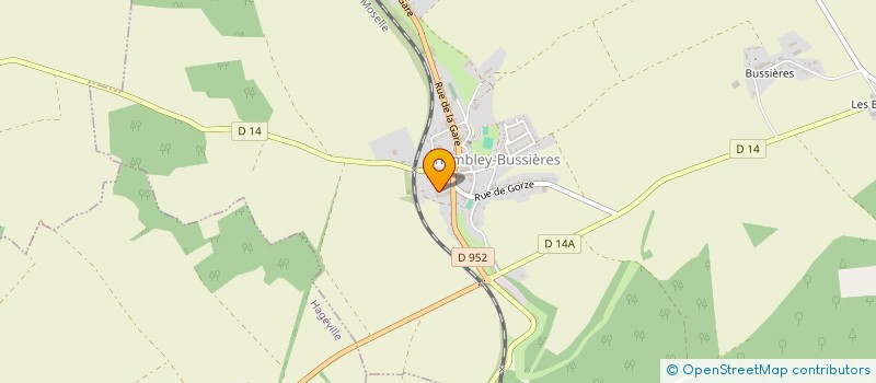 localisation de l'entreprise SCI PRETORIUM  CHAMBLEY-BUSSIERES