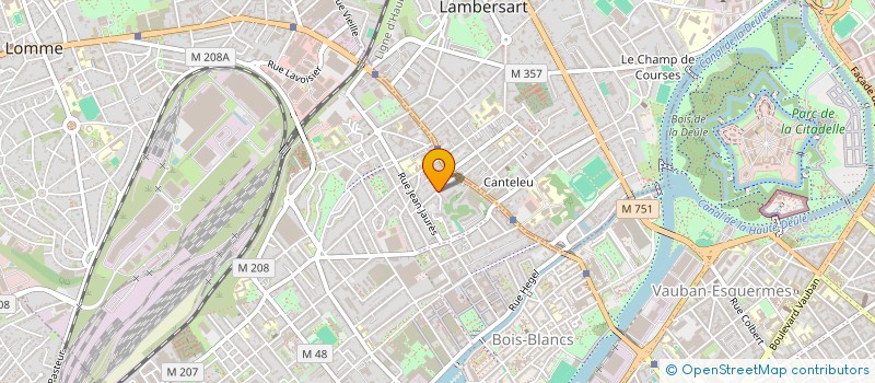 localisation de l'entreprise SCI PRETTYCA à LILLE