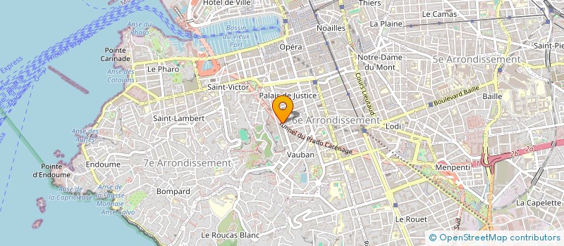 localisation de l'entreprise SCI PREVALON  MARSEILLE