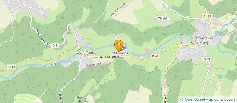 localisation de l'entreprise SCI PREVEL-PLE  FONTAINE-LE-BOURG