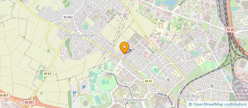 localisation de l'entreprise SCI PREVERT  OBERHAUSBERGEN