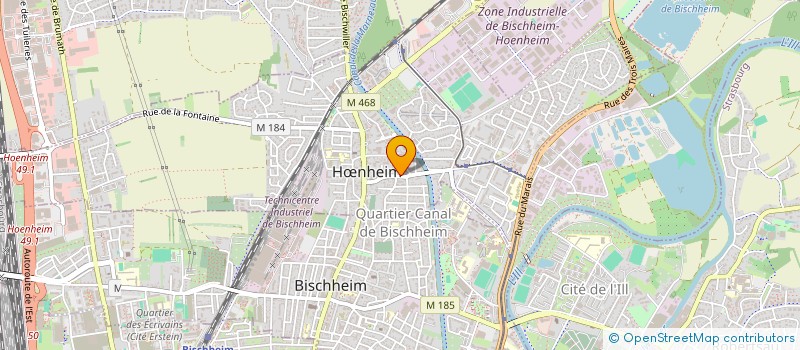 localisation de l'entreprise SCI PREVERT  HNHEIM