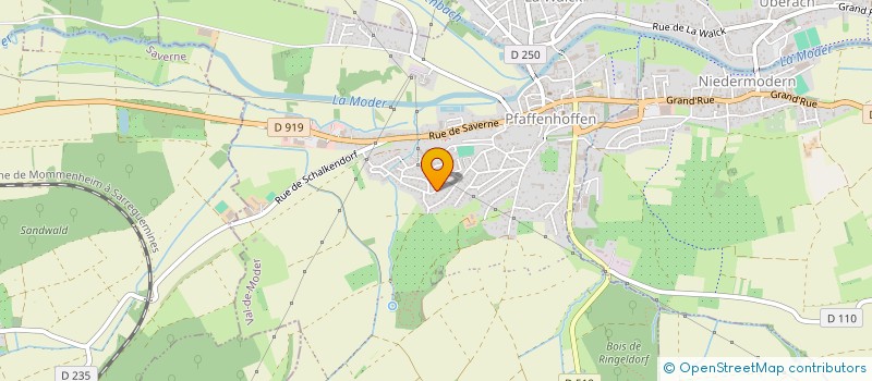 localisation de l'entreprise SCI PREVERT FABCEL  VAL-DE-MODER