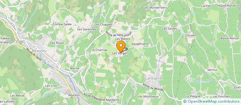 localisation de l'entreprise SCI PREVILLE  LANTIGNIE