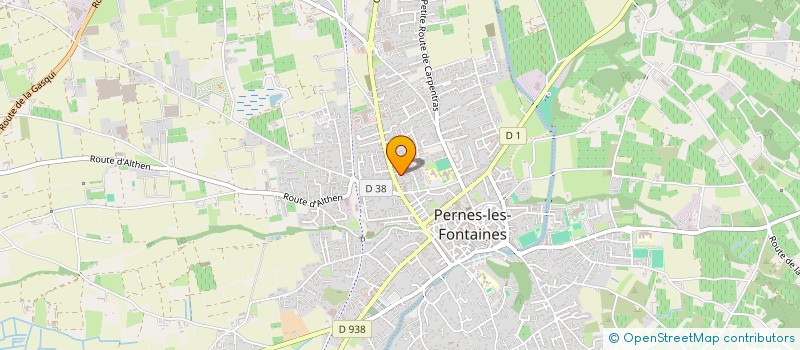 localisation de l'entreprise SCI PREVILLE  PERNES-LES-FONTAINES