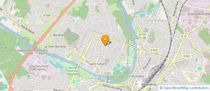localisation de l'entreprise SCI PREVOST à ANGOULEME
