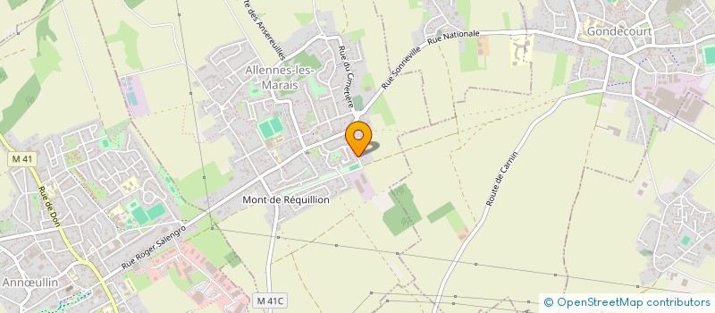 localisation de l'entreprise SCI PREVOST MARLIER ET FILS  ALLENNES-LES-MARAIS