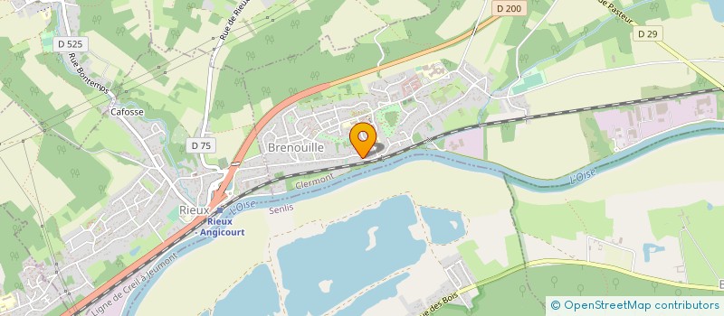 localisation de l'entreprise SCI PREVOST-MORI  BRENOUILLE