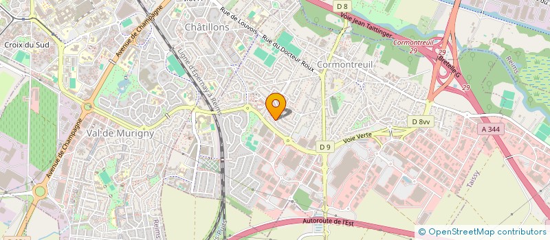 localisation de l'entreprise SCI PREVOST POCHIERO  CORMONTREUIL