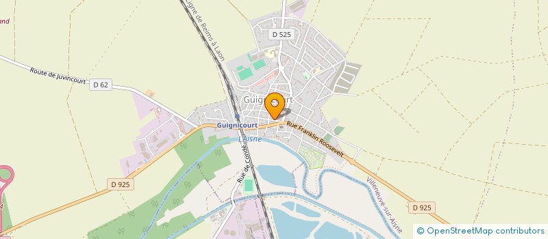 localisation de l'entreprise SCI PREVOST RENARD  VILLENEUVE-SUR-AISNE