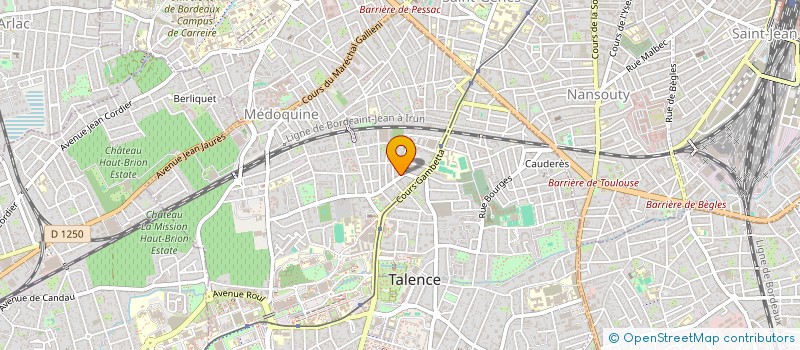 localisation de l'entreprise SCI PREVOT  TALENCE