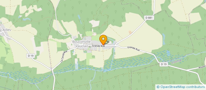 localisation de l'entreprise SCI PREVOT GHILLET  BOUCONVILLE-VAUCLAIR